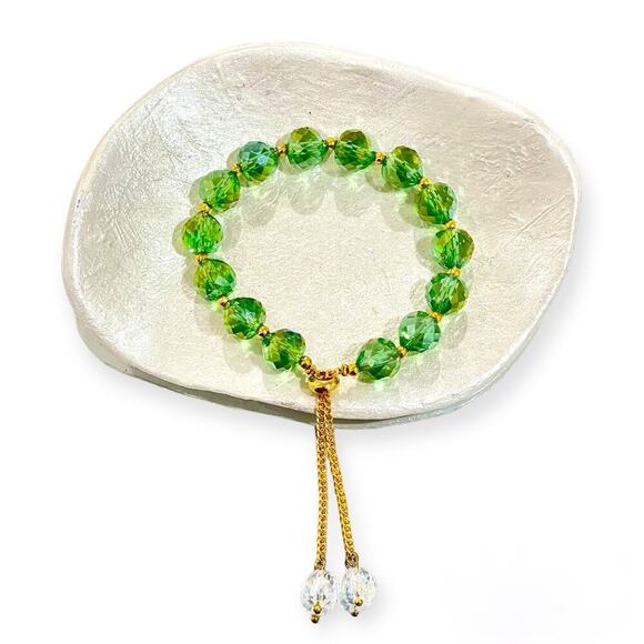 Green Swarovski Bracelet - Picture 6 of 14